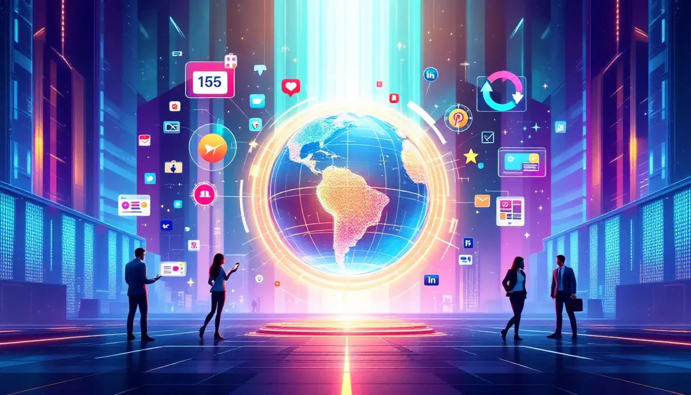 An illustration representing the concept of affiliate marketing strategies.