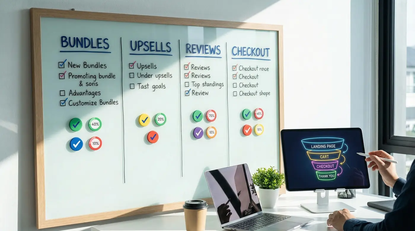 shopify-conversion-optimization-checklist-board