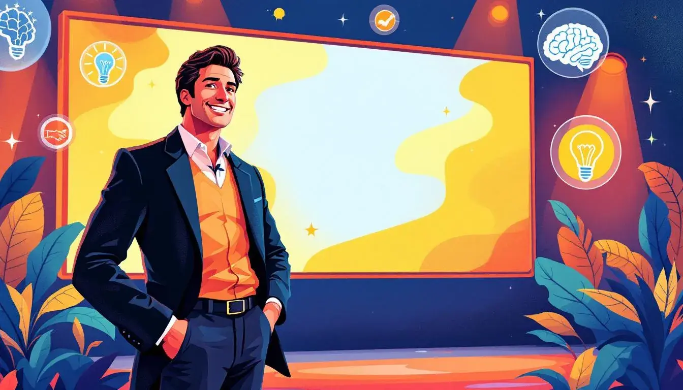 An illustration showcasing the qualities of a good business mentor.