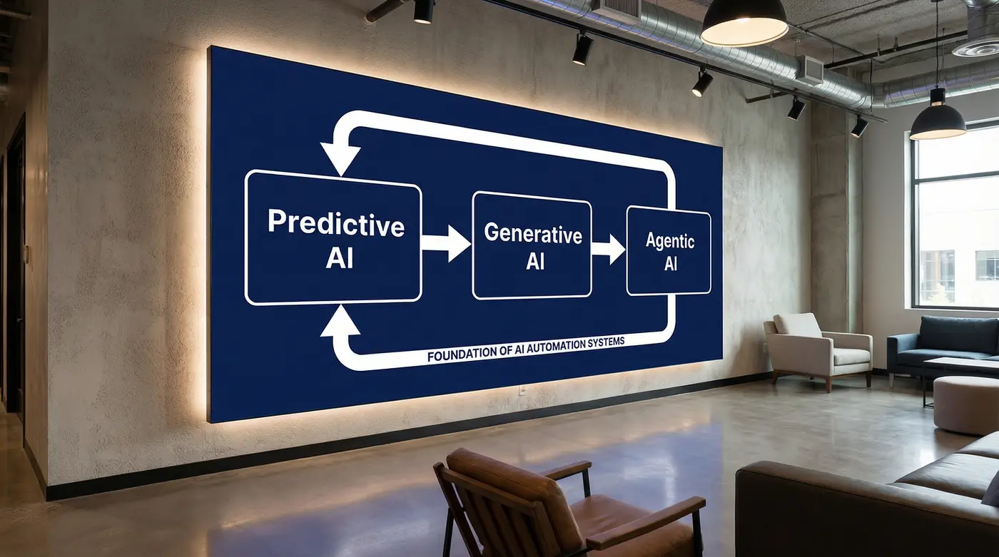 ai-workflow-diagram-predictive-generative-agentic