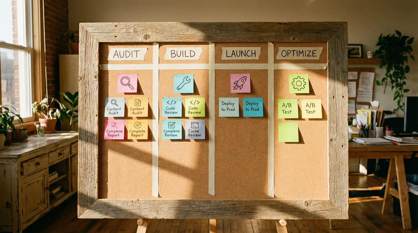 workflow-board-audit-build-launch-optimize