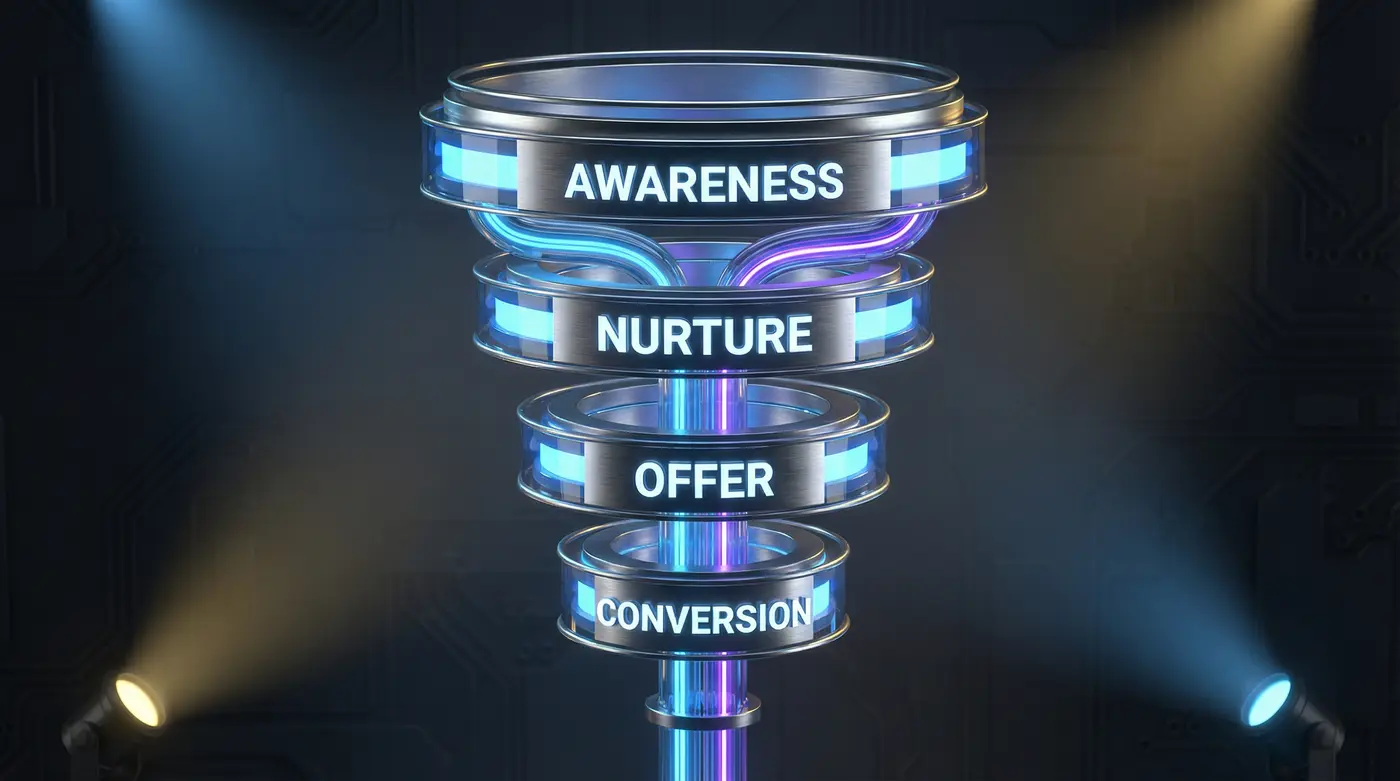 automation-funnel-stages-diagram