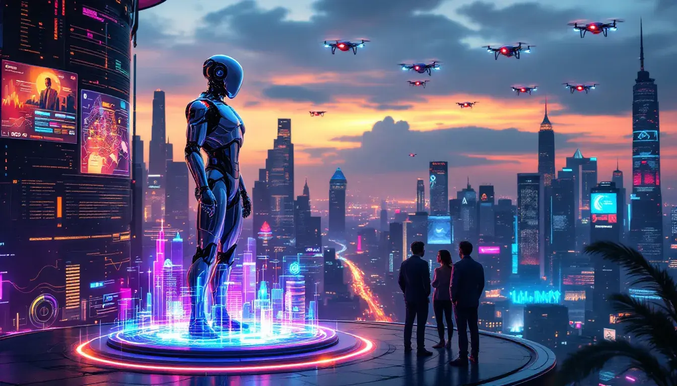 Future trends in AI for business, focusing on integration with IoT.