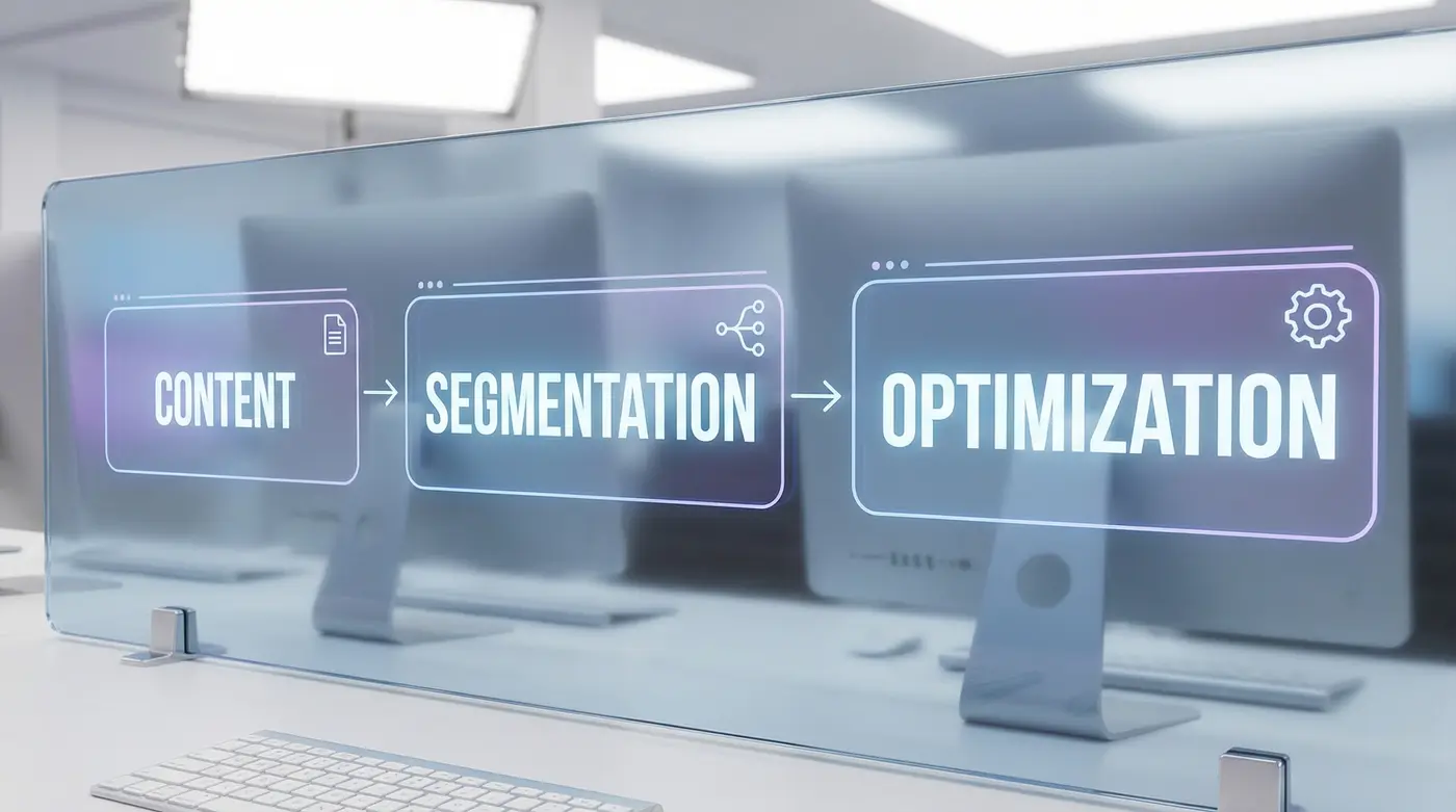 ai-automation-workflow-content-segmentation-optimization-board