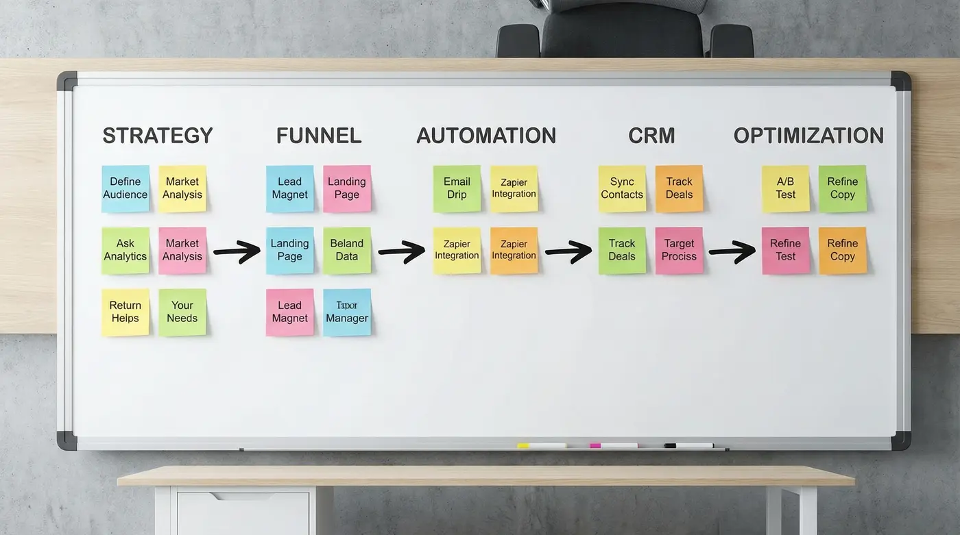 workflow-board-strategy-funnel-automation-crm-process
