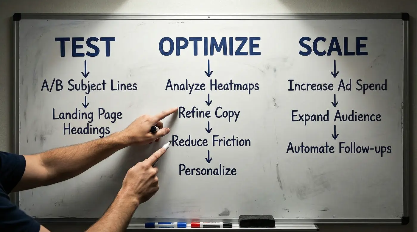 funnel-optimization-checklist-board-process