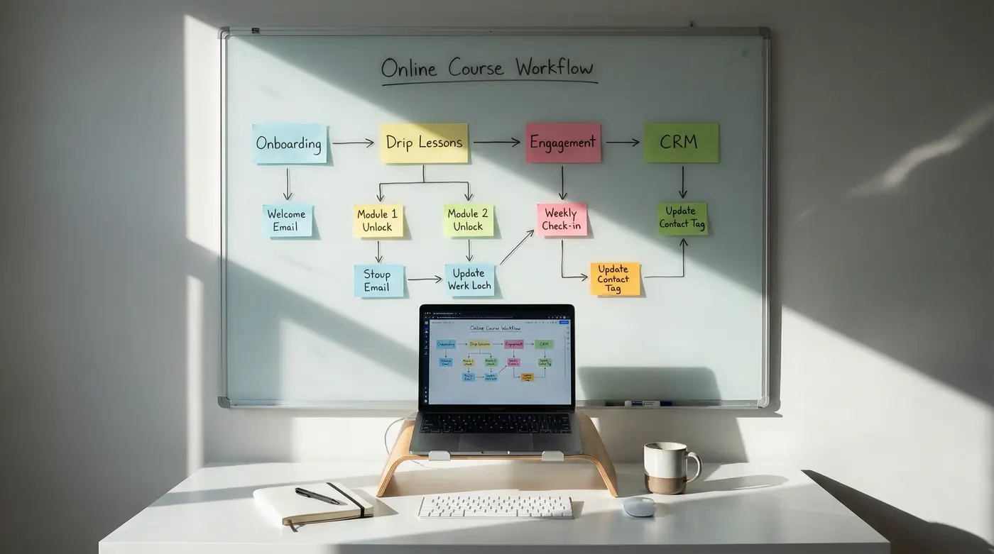 course-automation-workflow-board