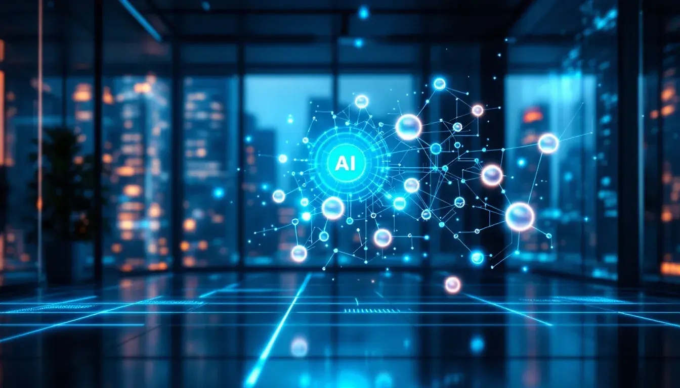 An example of AI agents in real-world applications, such as customer service.