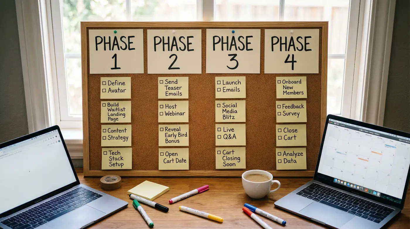 membership-launch-checklist-phase-1-phase-2-phase-3-phase-4