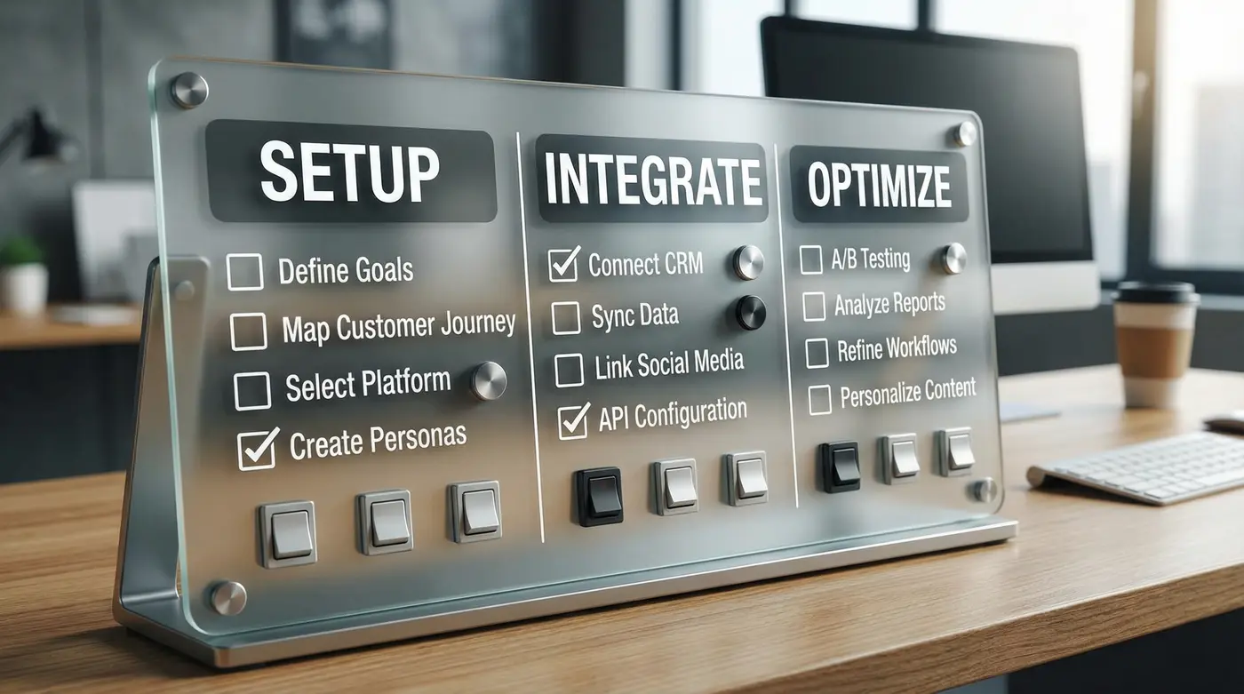 marketing-automation-checklist-board-steps