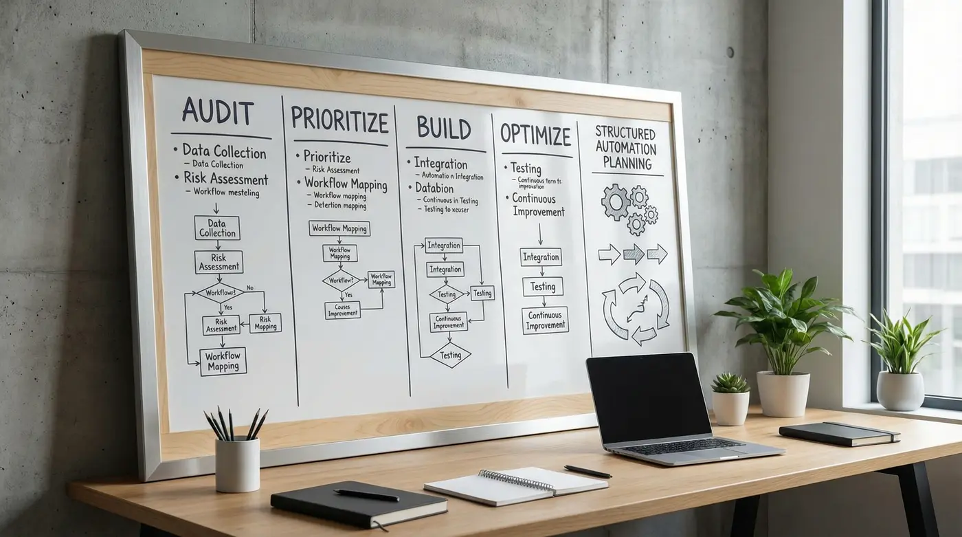 automation-implementation-checklist-board